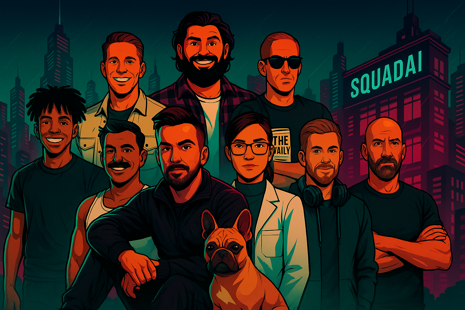 Vista previa de recursos SquadAI